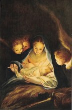 Image de la Vierge à l'enfant d'après Carlo Maratta